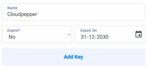 Specify details access token Vultr 