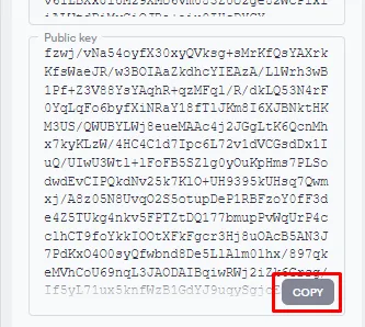 Copy public SSH key in Termius