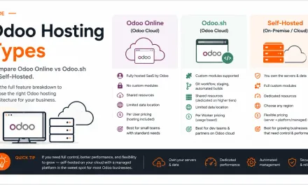 Odoo hosting types compared