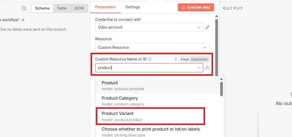 odoo n8n custom resource