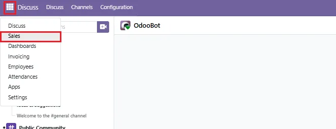 Odoo sales app ChatGPT API integration