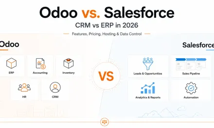 Odoo vs Salesforce 2026 comparison