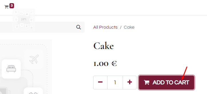 Add product to cart on Odoo Add product to cart on Odoo