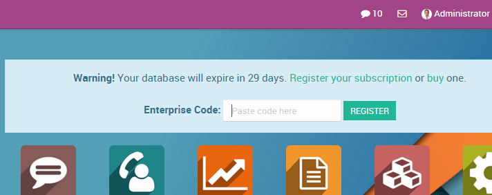 Odoo Enterprise code form