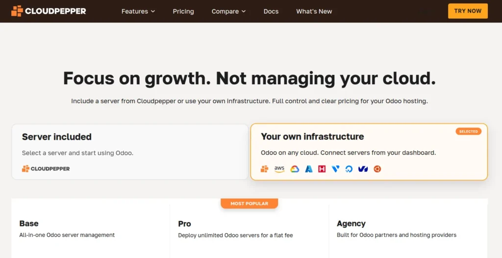 Cloudpepper - Best Odoo Hosting for Odoo Partners