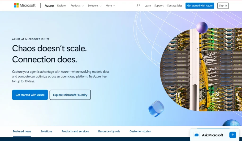 Microsoft Azure Platform for Odoo hosting