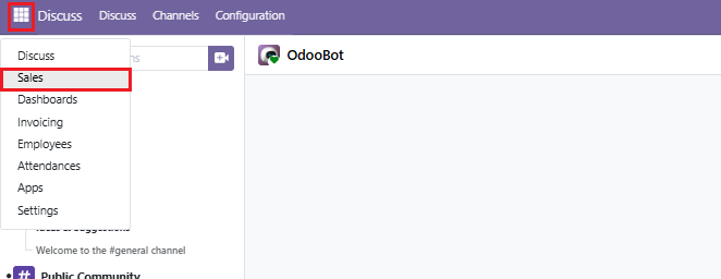 Odoo sales app ChatGPT API integration