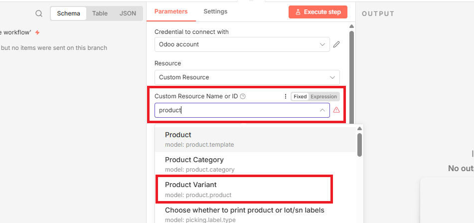 odoo n8n custom resource